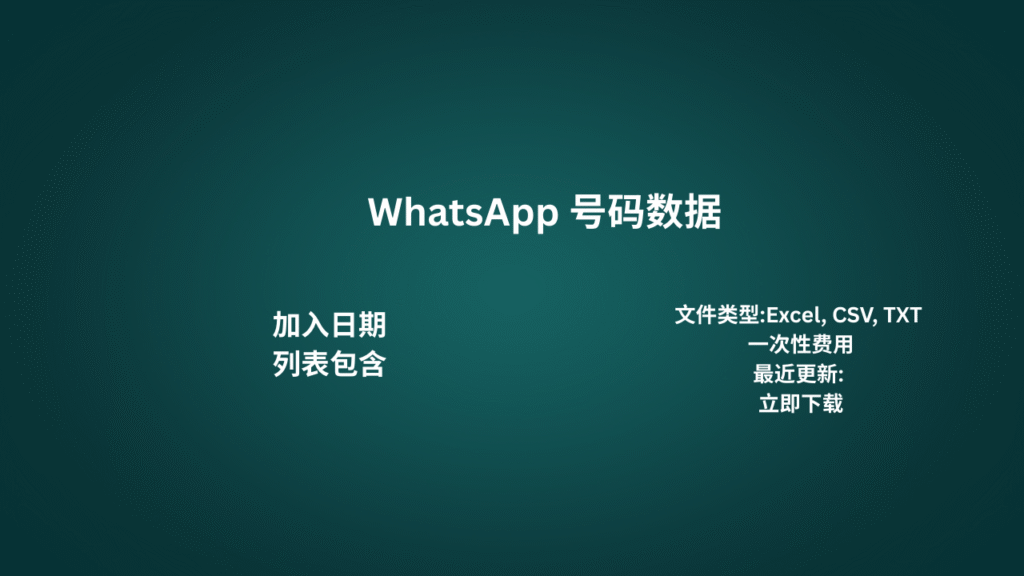 塞浦路斯 WhatsApp 號碼數據