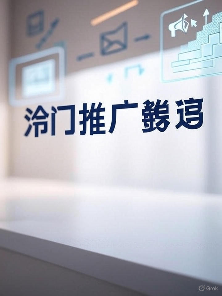 冷门推广策略